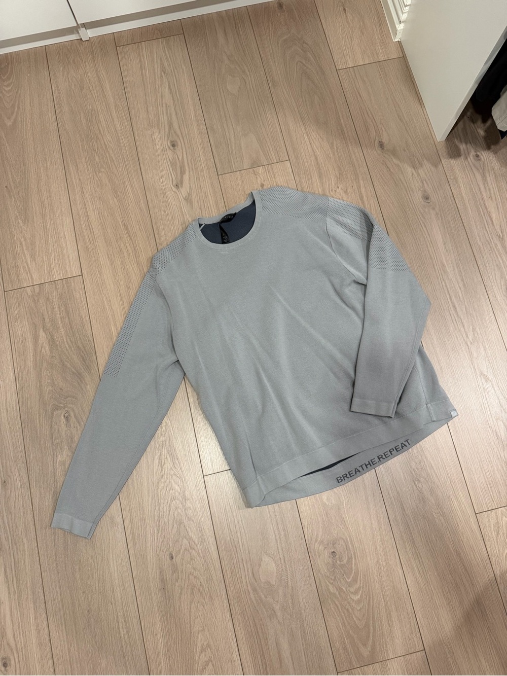lululemon athletica Light Gray Men's Crewneck Sweater